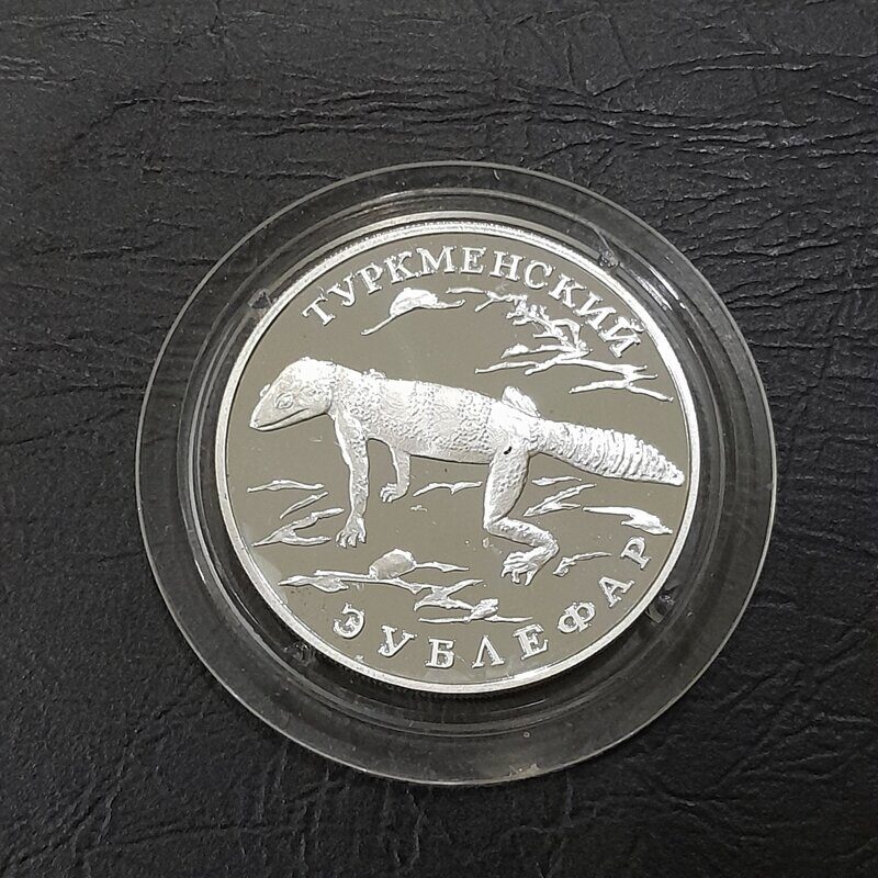 1 рубль 1996 год (Туркменский эублефар).